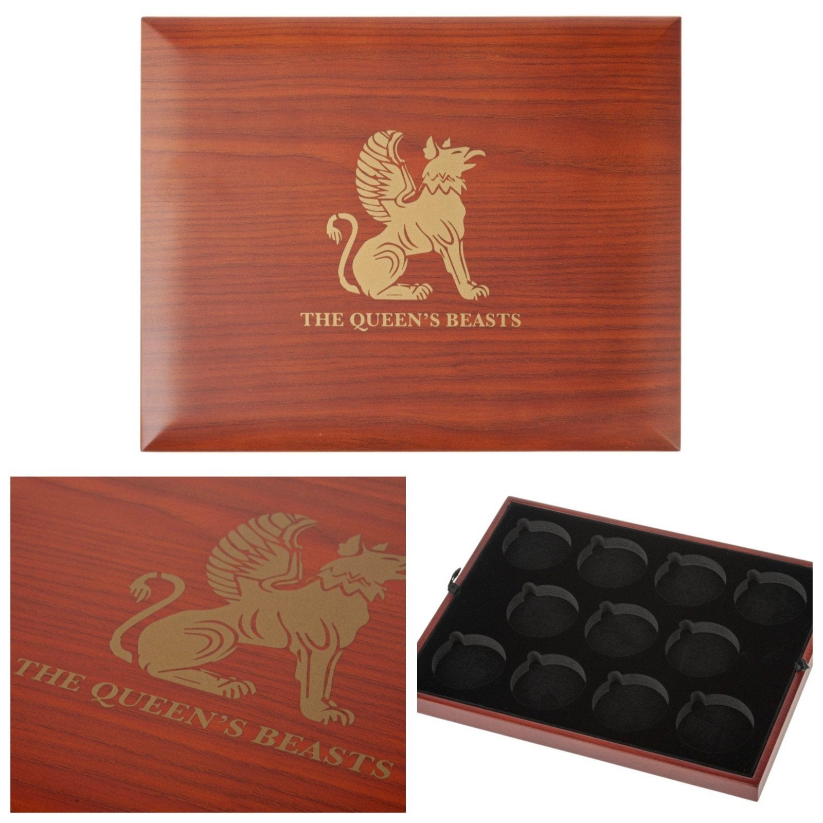 Queens Beast verzamelbox voor 2 oz zilveren munten, Ophalen of Verzenden, Zilver