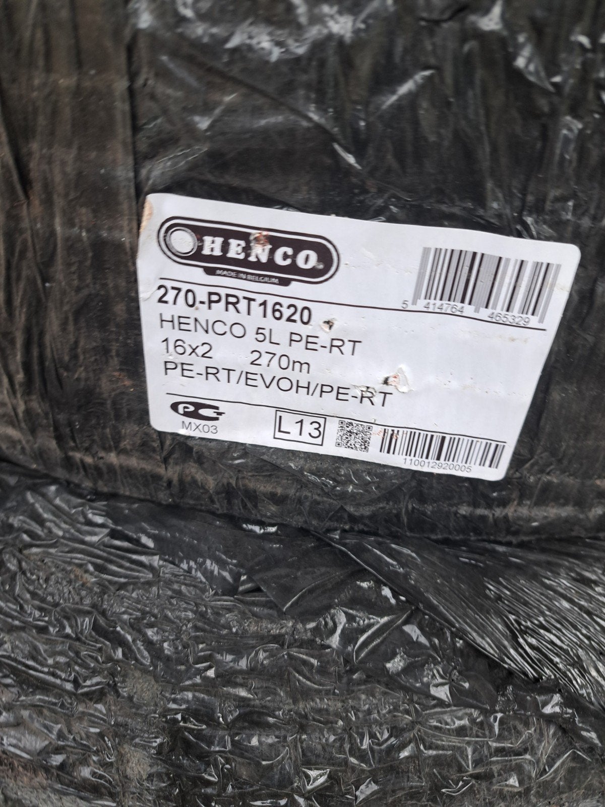 henco vloerverwarming slang, Doe-het-zelf en Verbouw, Minder dan 30 cm, Overige typen, Nieuw, Minder dan 60 cm