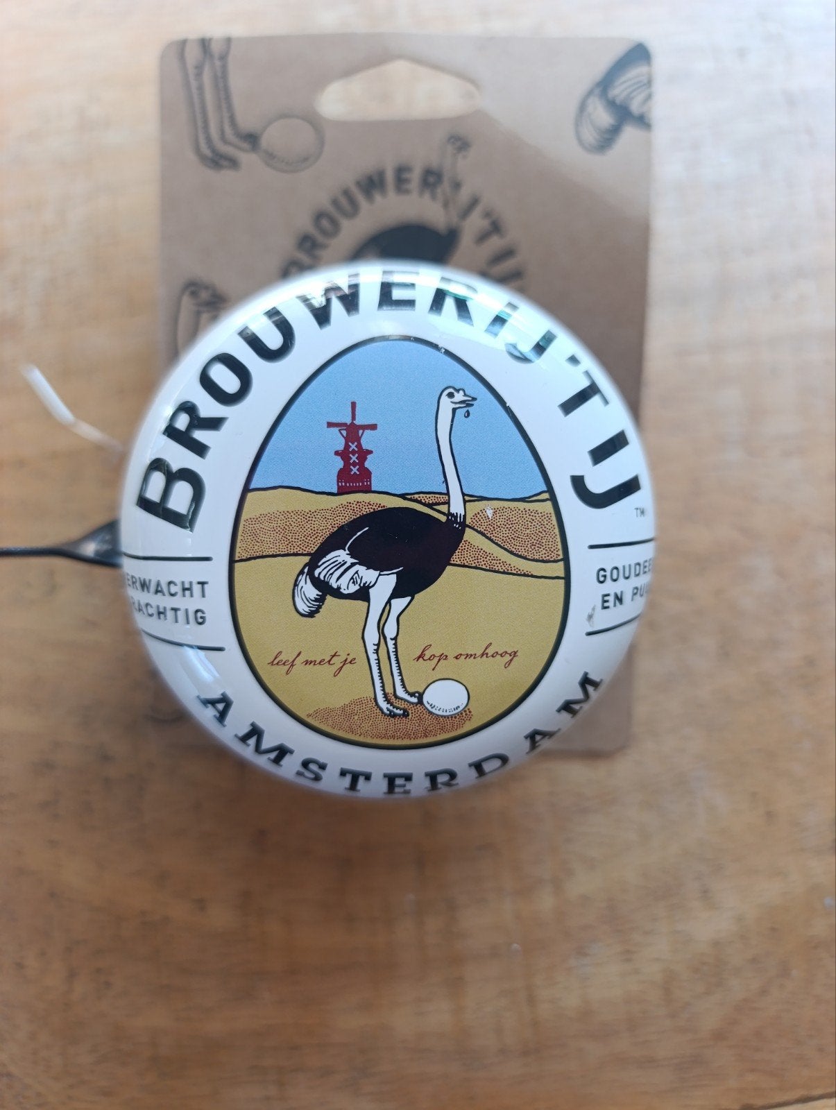 Brouwerij 't IJ Amsterdam fietsbel - Nieuw in verpakking, Ophalen of Verzenden, Nieuw