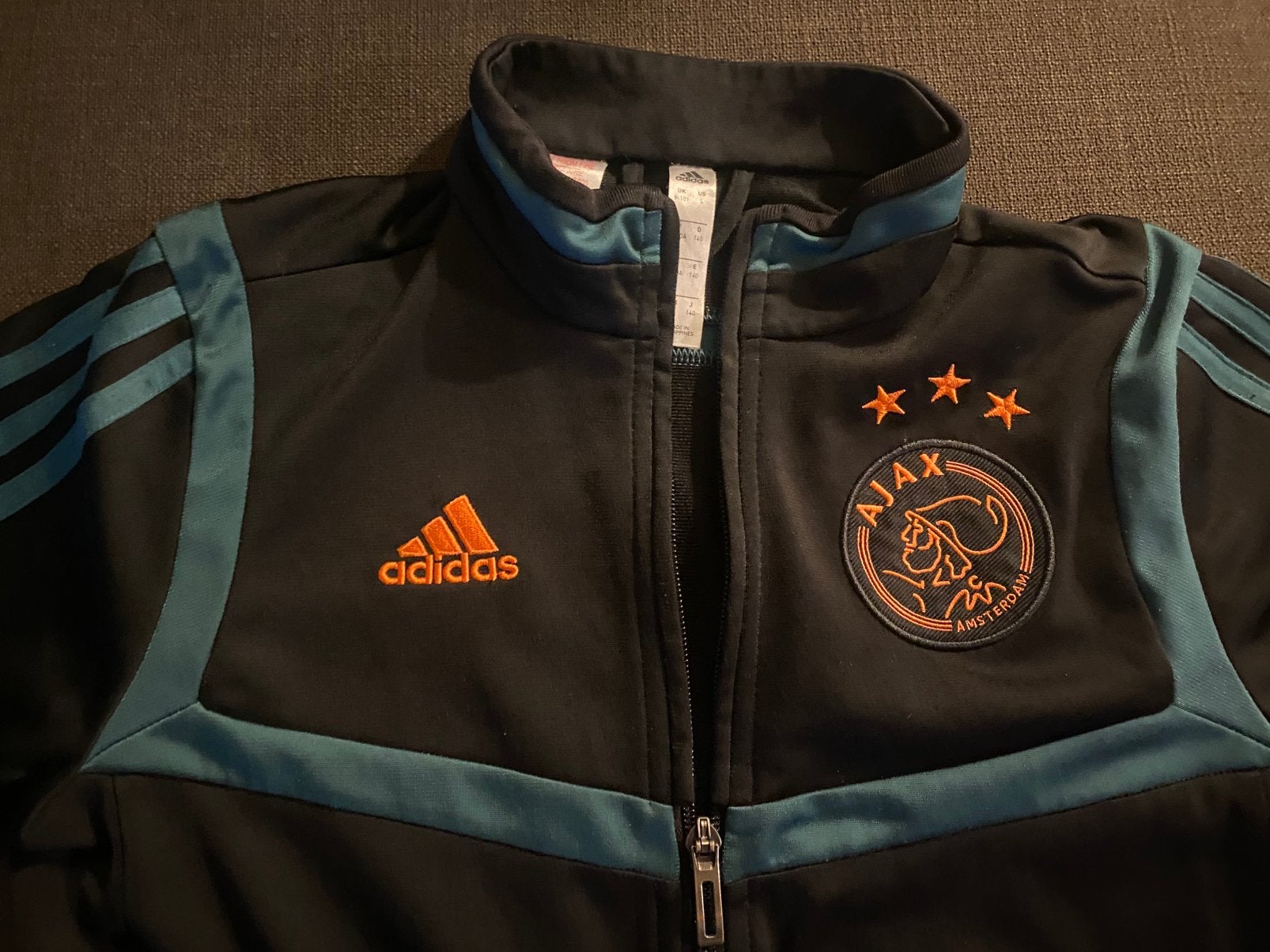 Adidas Ajax trainingsjack maat 140, Ophalen of Verzenden, Nieuw, Jongen of Meisje, Sport- of Zwemkleding