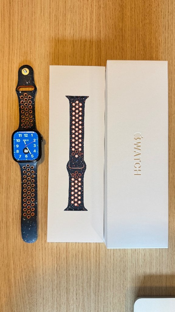 Apple Watch series 10 46mm Zwart, GPS, Apple Watch ⌚️, Zwart, IOS