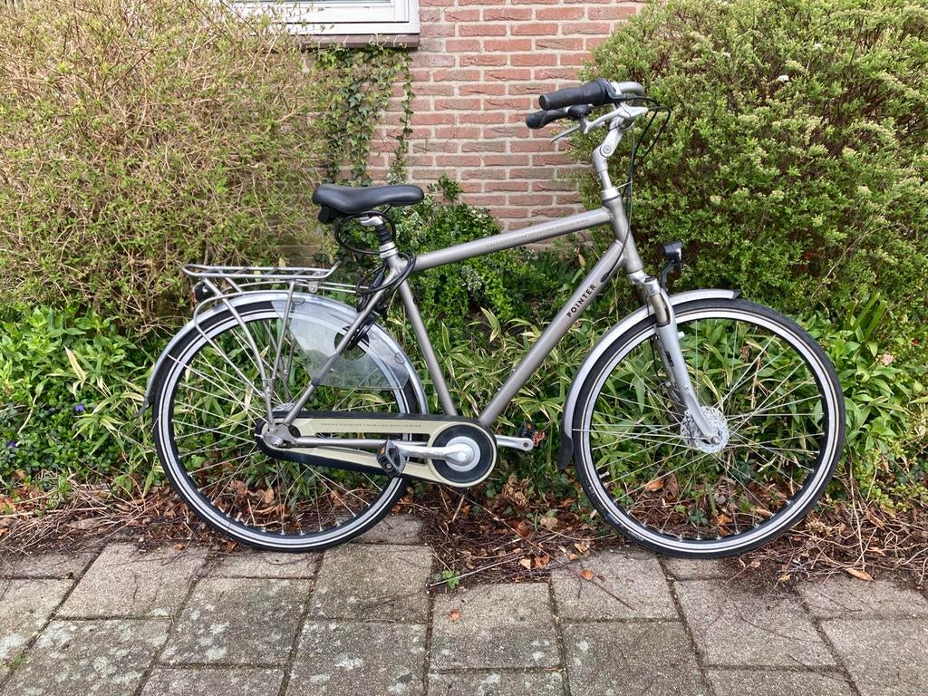 Pointer - Arena Herenfiets met 7 versnelling / frame 57, Fietsen en Brommers, Fietsen | Heren | Herenfietsen, Velgrem, Versnellingen