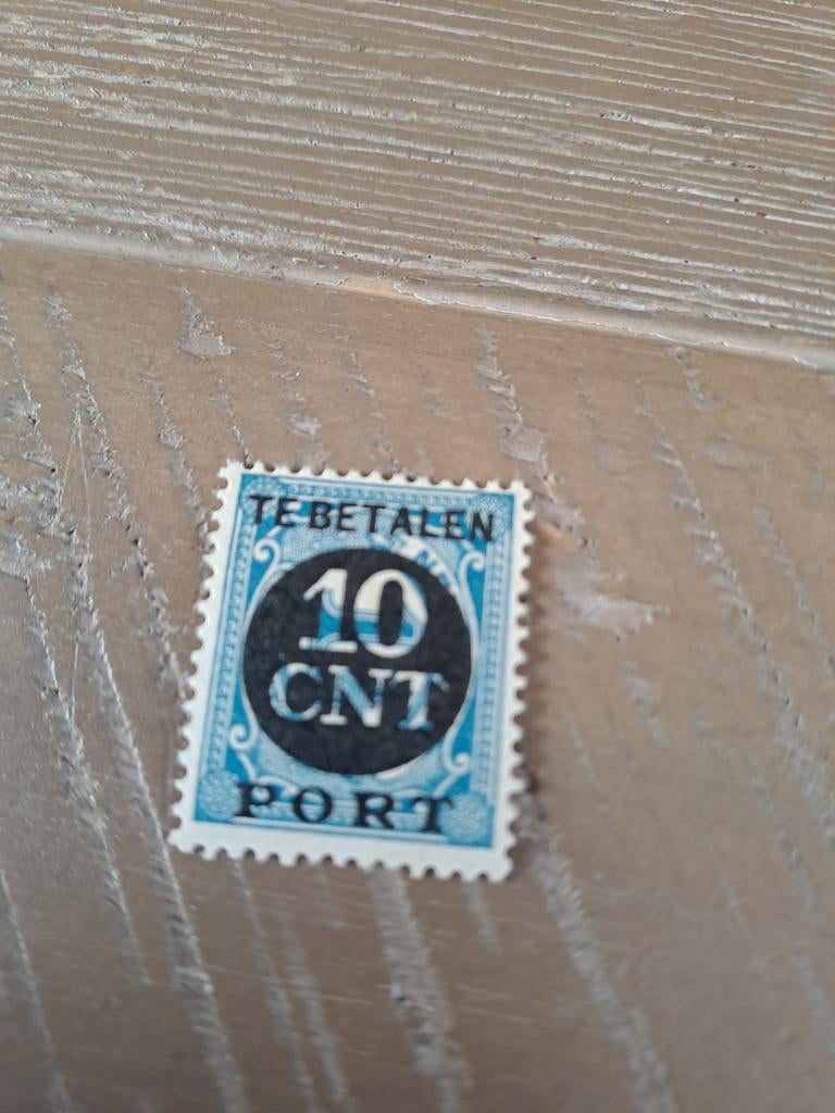 Portzegrls 1924. 10 Cnt op 1.5 blauw. Nr. 67., Ophalen of Verzenden