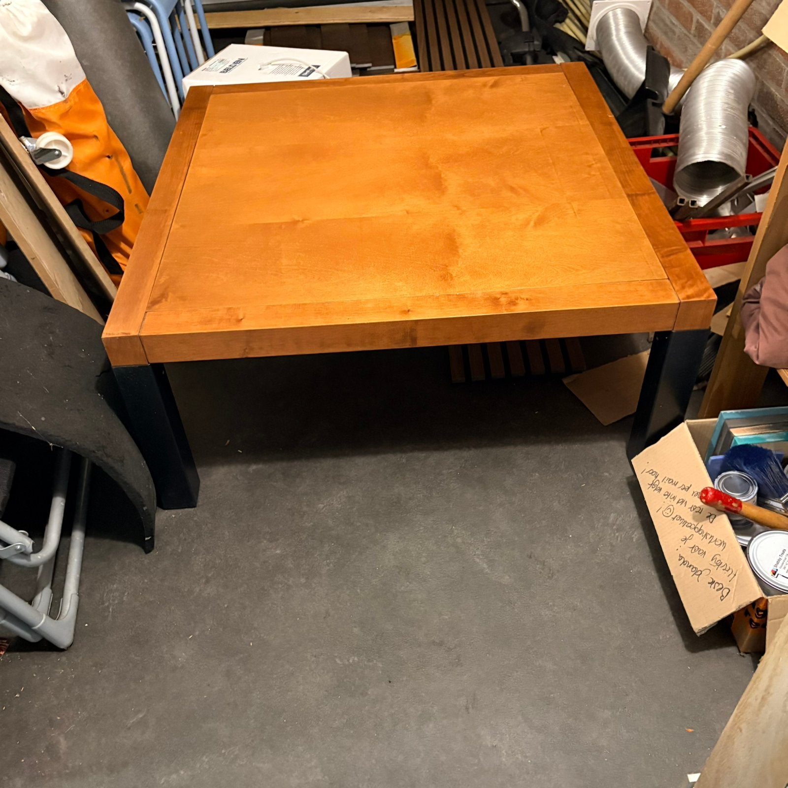 Salontafel, Ophalen, Gebruikt, 50 tot 100 cm, Vierkant