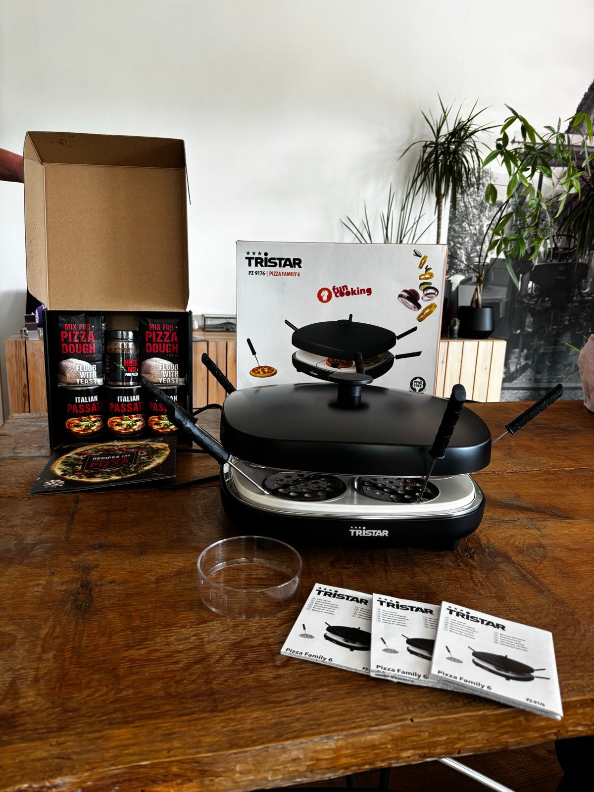 2x Tristar Pizza Family 6 - Pizzarette voor 6 personen, Ophalen of Verzenden, Nieuw
