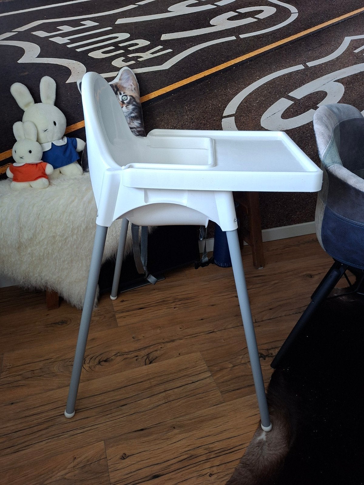 IKEA Antilop kinderstoel met eetblad, Ophalen, Gebruikt, Overige typen, Afneembaar eetblad