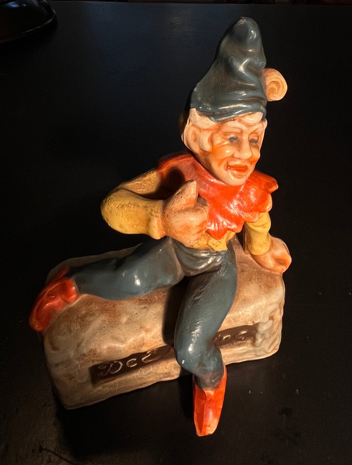 Vintage Keramische Kabouter uit de Efteling, Ophalen of Verzenden, Zo goed als nieuw, Beeldje of Poppetje