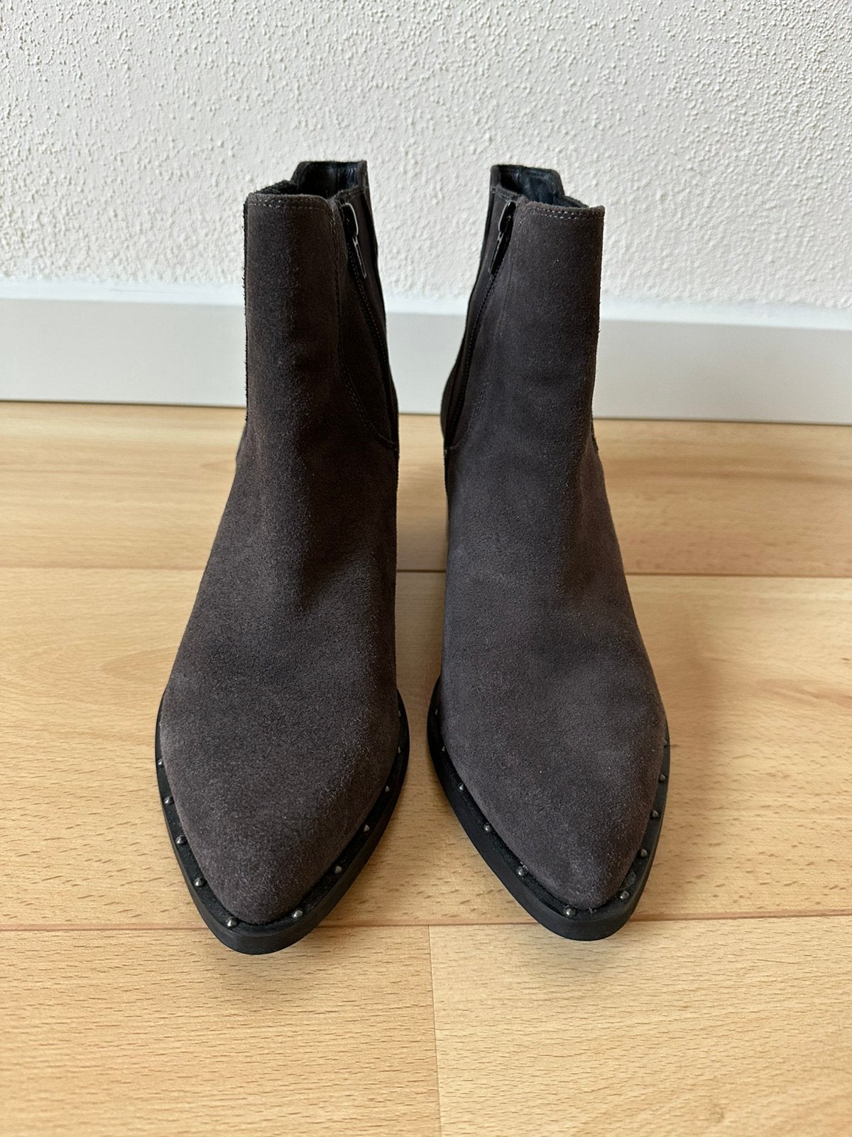 Grijze laarzen maat 40 (merk Kanna) zgan, Kleding | Dames, Hoge laarzen, Ophalen of Verzenden, Zo goed als nieuw, Grijs