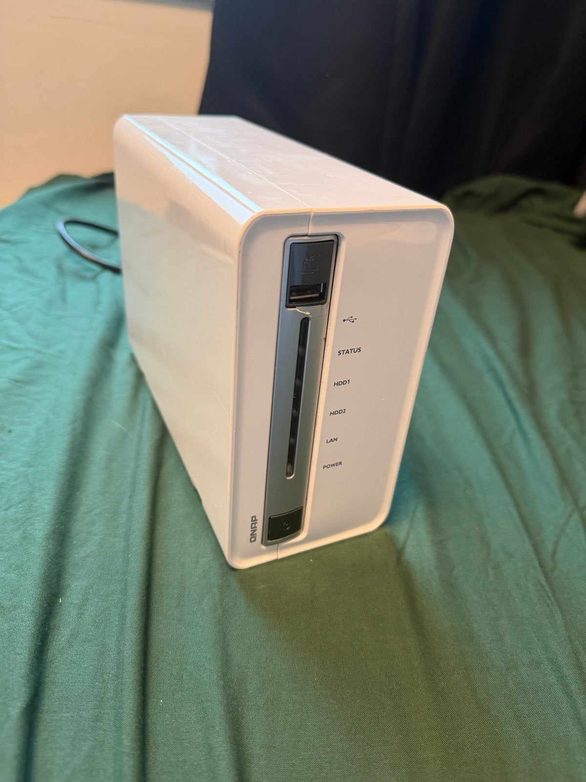 QNAP TS-212P NAS - Netwerkopslag zonder schijven, Computers en Software, Ophalen of Verzenden, Gebruikt