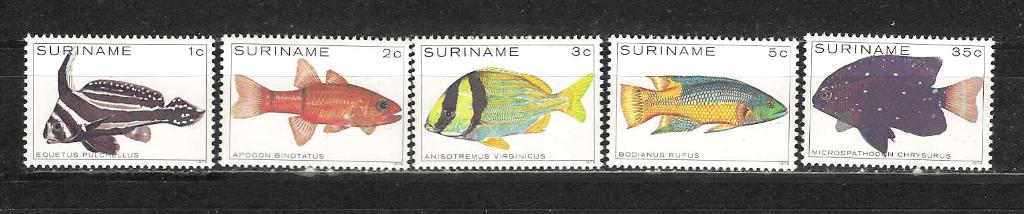 Suriname 172-179 postfris, Ophalen of Verzenden, Postfris