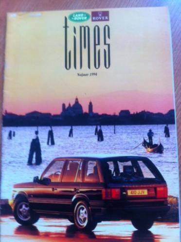 Rover range brochure/magazine/auto folder '86 '93 94 '01 '02, Ophalen, Zo goed als nieuw, Overige merken
