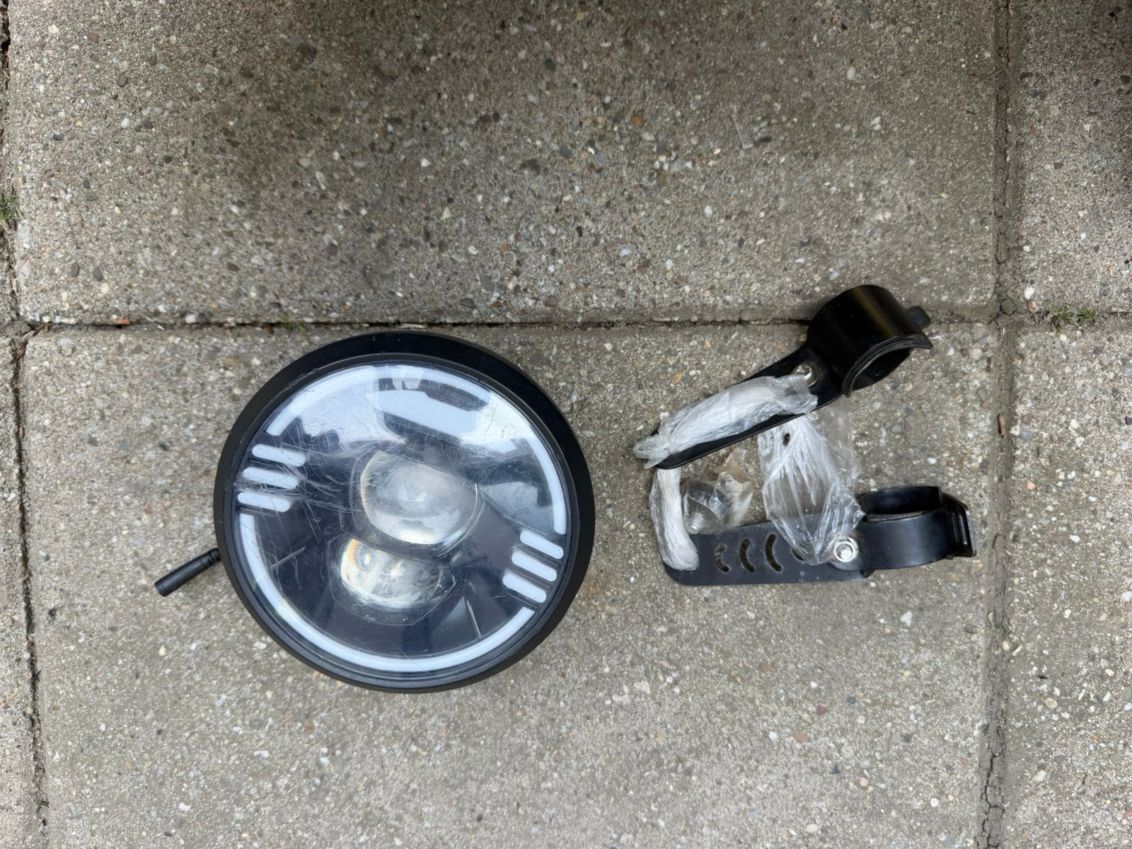 Fatbike koplamp, Fietsen en Brommers, Fietsonderdelen, Ophalen