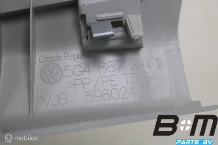 B - stijl bekleding rechts VW Golf 7 5G4867244B, Gebruikt