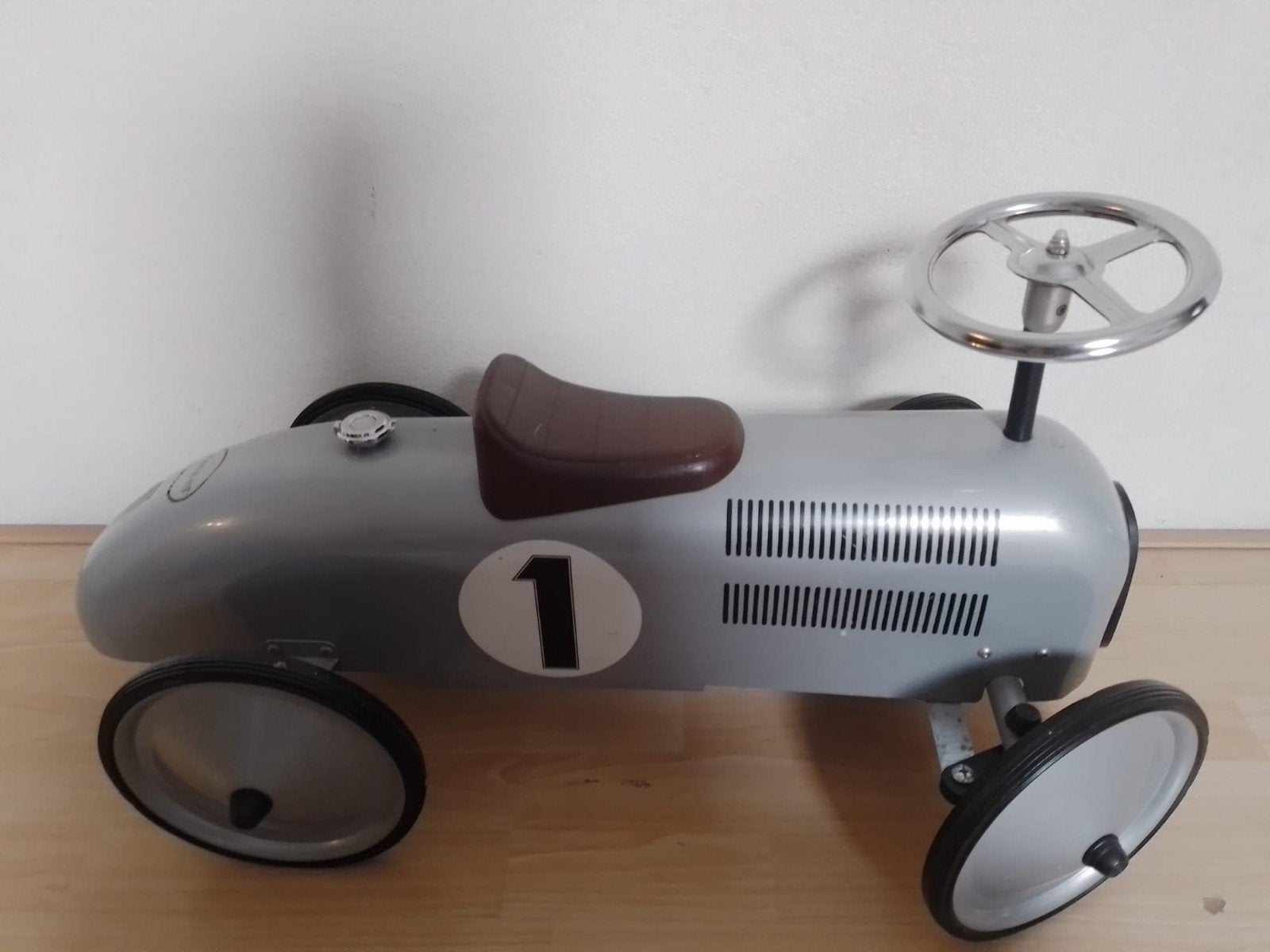 Retro Loopauto - Klassieke Raceauto voor Kinderen, Kinderen en Baby's, Speelgoed | Speelgoedvoertuigen, Ophalen of Verzenden, Zo goed als nieuw