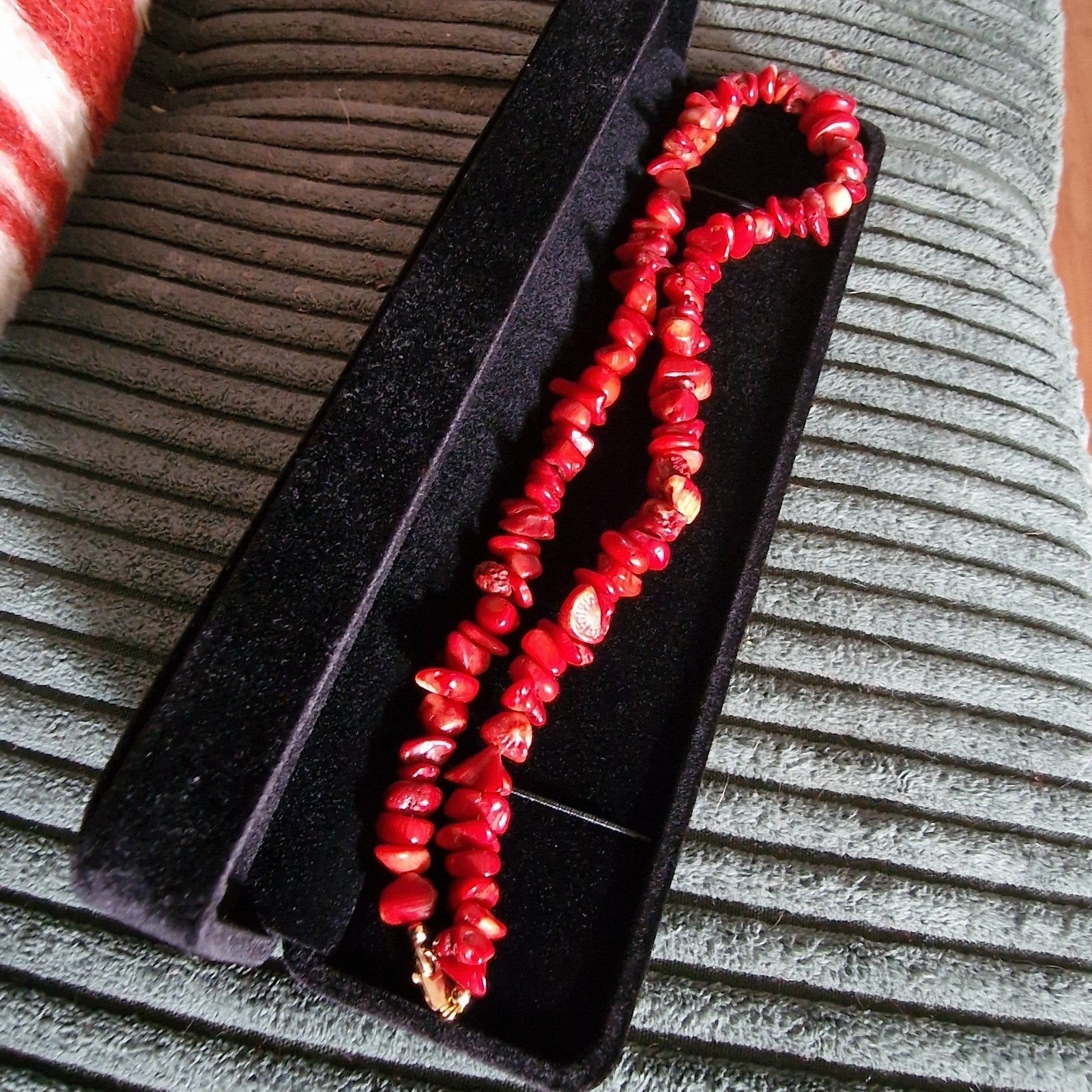koralen collier met 14k gf lobster sluiting, Ophalen of Verzenden, Nieuw, Overige merken