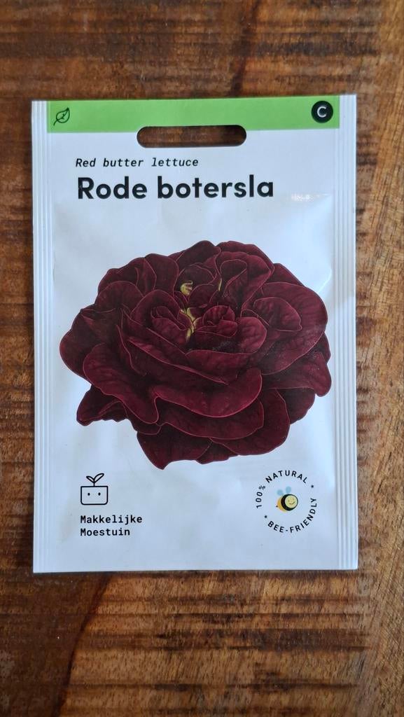 Rode botersla zaden - Makkelijke Moestuin, Ophalen, Volle zon