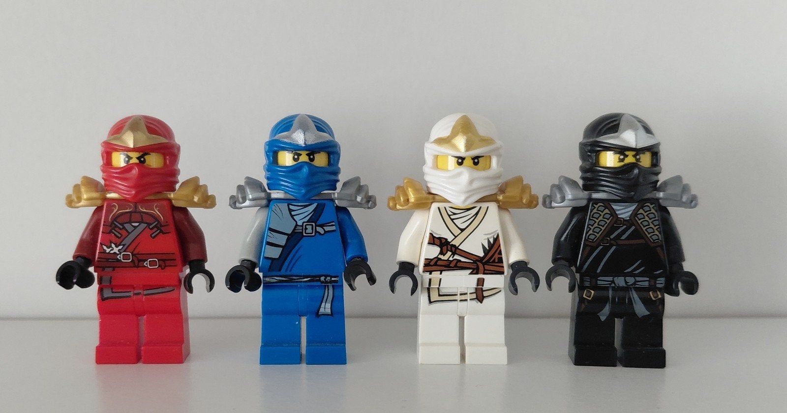 LEGO Ninjago minifiguren ZX set - Kai, Jay, Zane, Cole, Ophalen, Zo goed als nieuw
