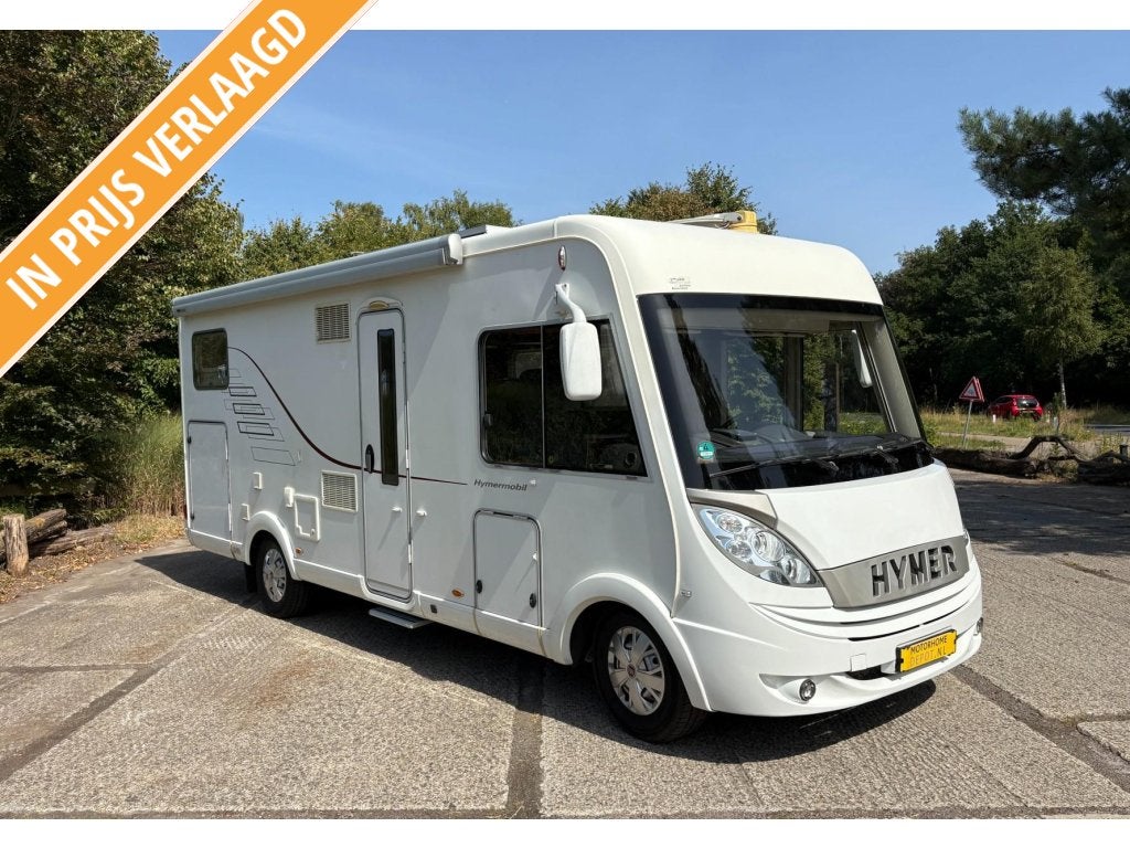 Hymer B594 Origineel NL kenteken, Caravans en Kamperen, Campers, Integraal, Achteruitrijcamera, Koelkast, Bedrijf