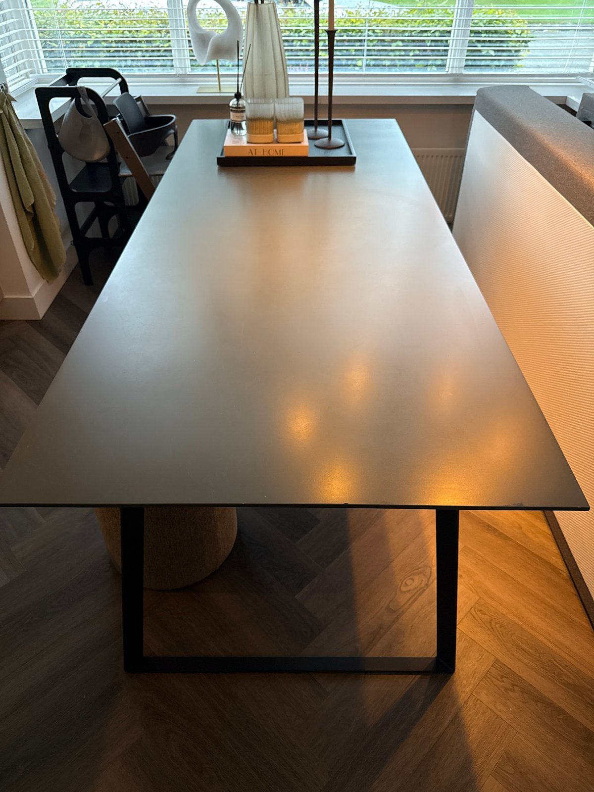 Eettafel goossens 220x90x74, Ophalen, Gebruikt, 200 cm of meer, 50 tot 100 cm