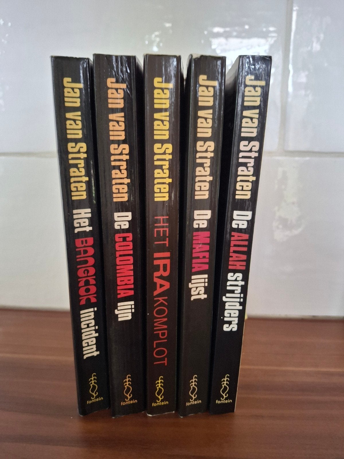 Jan van Straten Thriller Boekenreeks (5 delen), Boeken, Ophalen of Verzenden, Zo goed als nieuw, Jan van Straten, Nederland