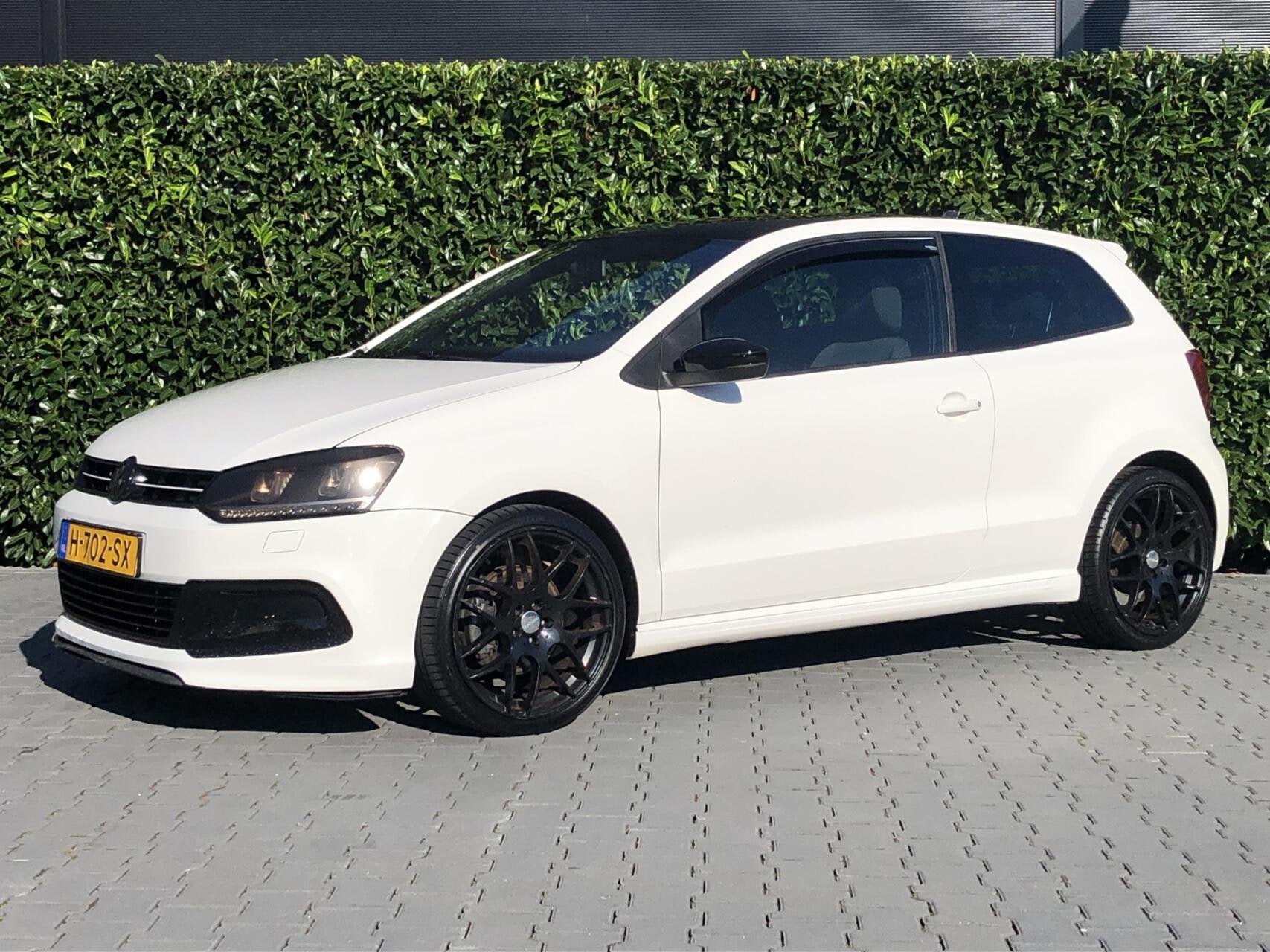 Volkswagen Polo 1.2 TSI R-Line Edition, LED, STOELVERWARMING, Auto's, Voorwielaandrijving, Euro 5, Stof, Wit