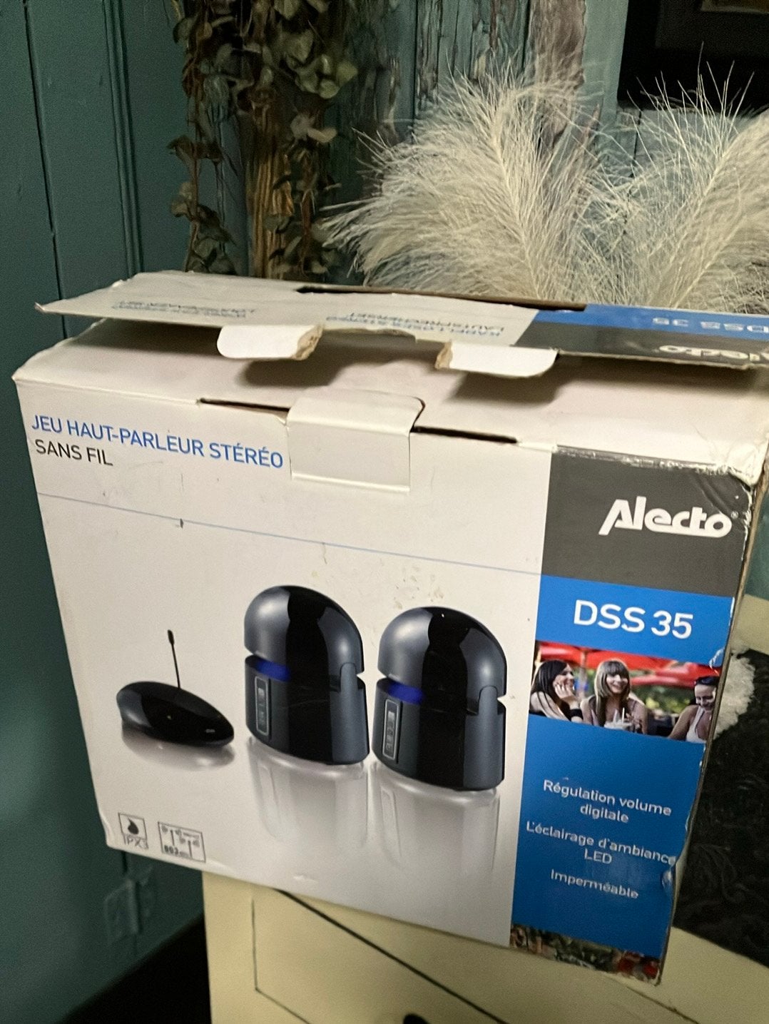 Nieuwe Alecto DSS-35 draadloze speakerset waterbestendig ., Audio, Tv en Foto, Luidsprekers, Ophalen of Verzenden, Nieuw