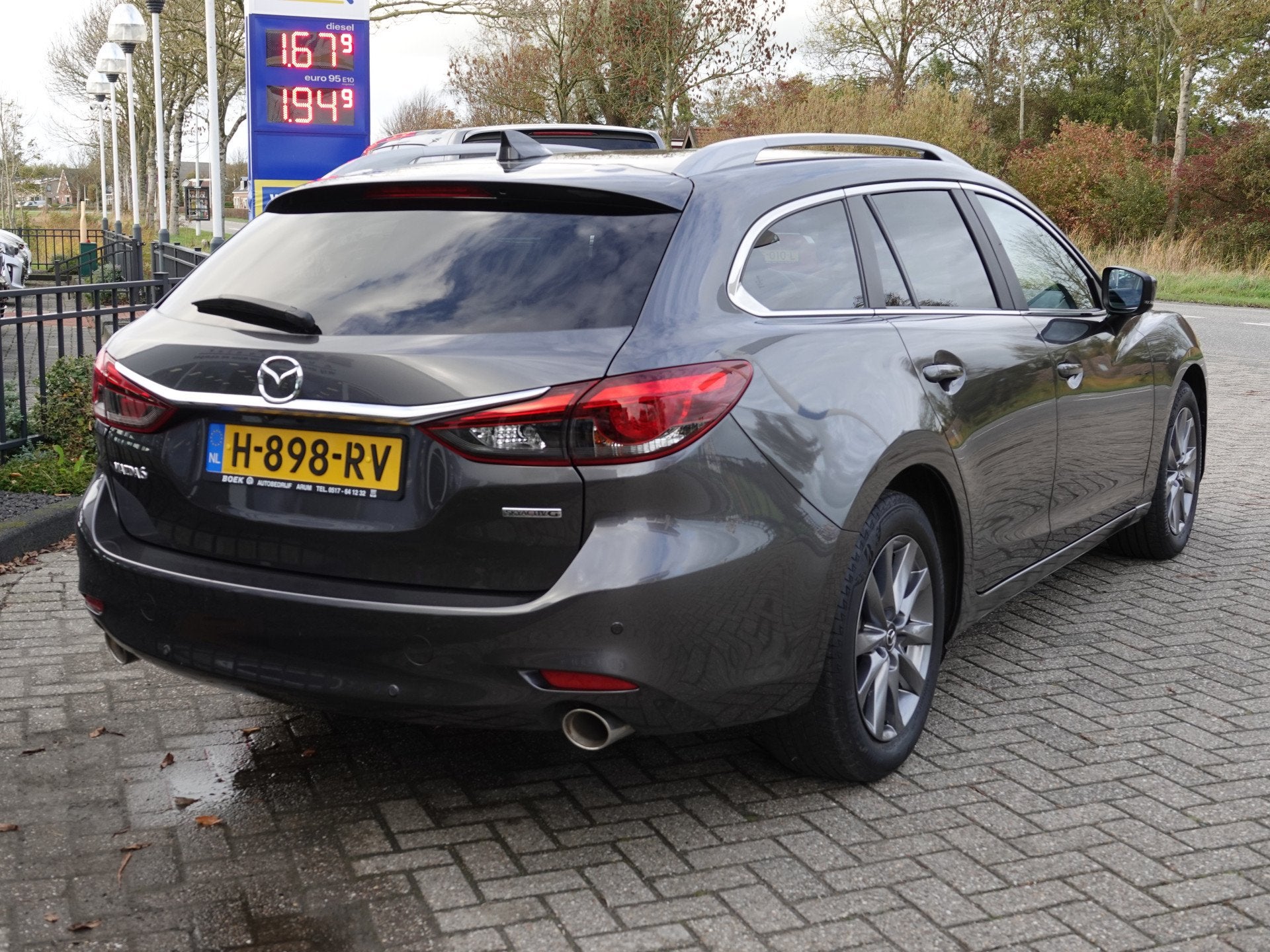 Mazda 6 Sportbreak 2.0 SkyActiv-G 165PK Comfort AUTOM. | HUD, 1998 cc, Stof, Gebruikt, 4 cilinders