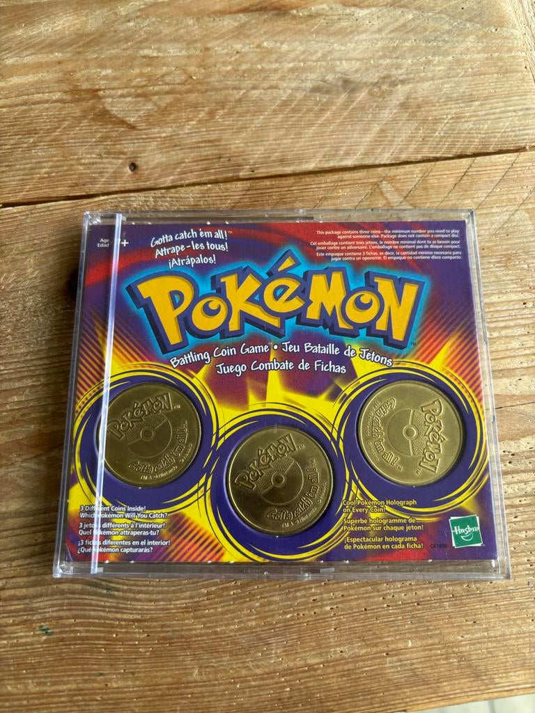 Pokémon Battling Coin Game 1999 Hasbro, Ophalen of Verzenden, Nieuw, Overige typen