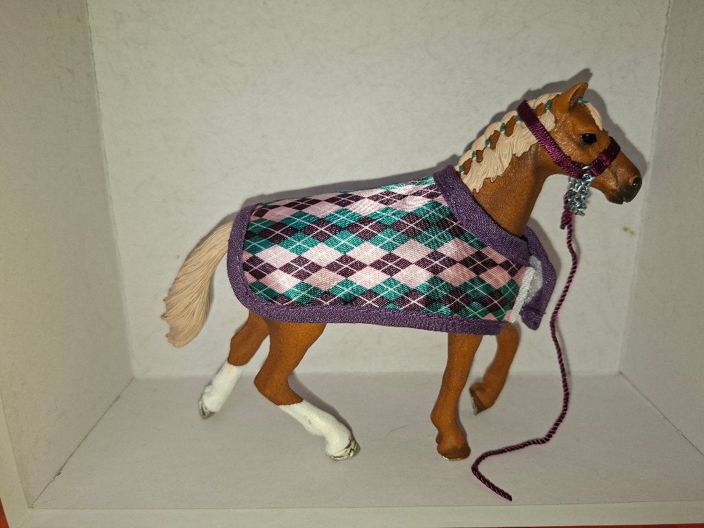 schleich Volbloed merrie met dekje 42360, Ophalen of Verzenden, Zo goed als nieuw, Paard, Beeldje of Figuurtje