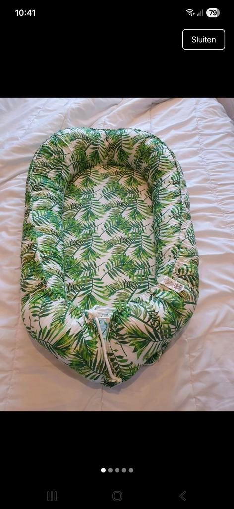 Babynestje Babyjem met palmbladprint, Ophalen, Zo goed als nieuw, Overige typen