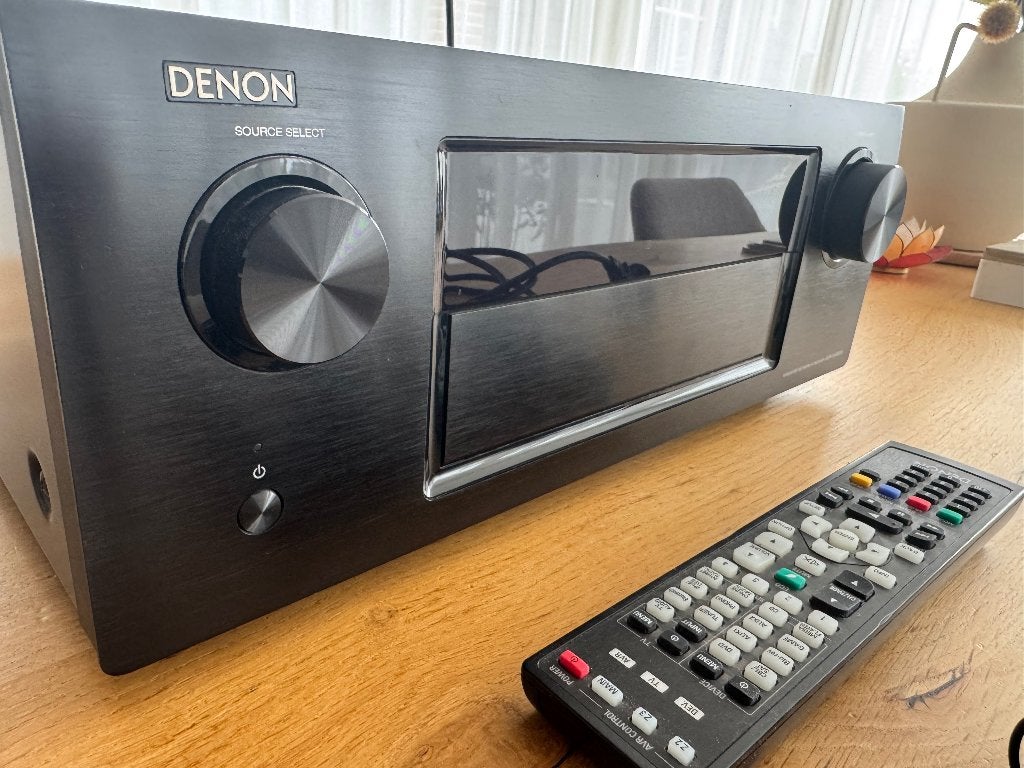Denon AVR-X4100W 7.2 AV Receiver, Ophalen, Denon, Zo goed als nieuw, 120 watt of meer