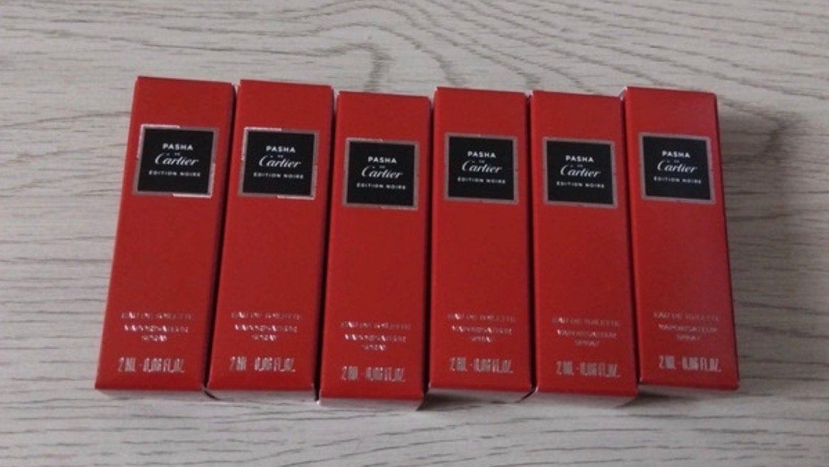Nieuw 6 x 2 ml Pasha de Cartier Edition Noire, Ophalen of Verzenden, Nieuw