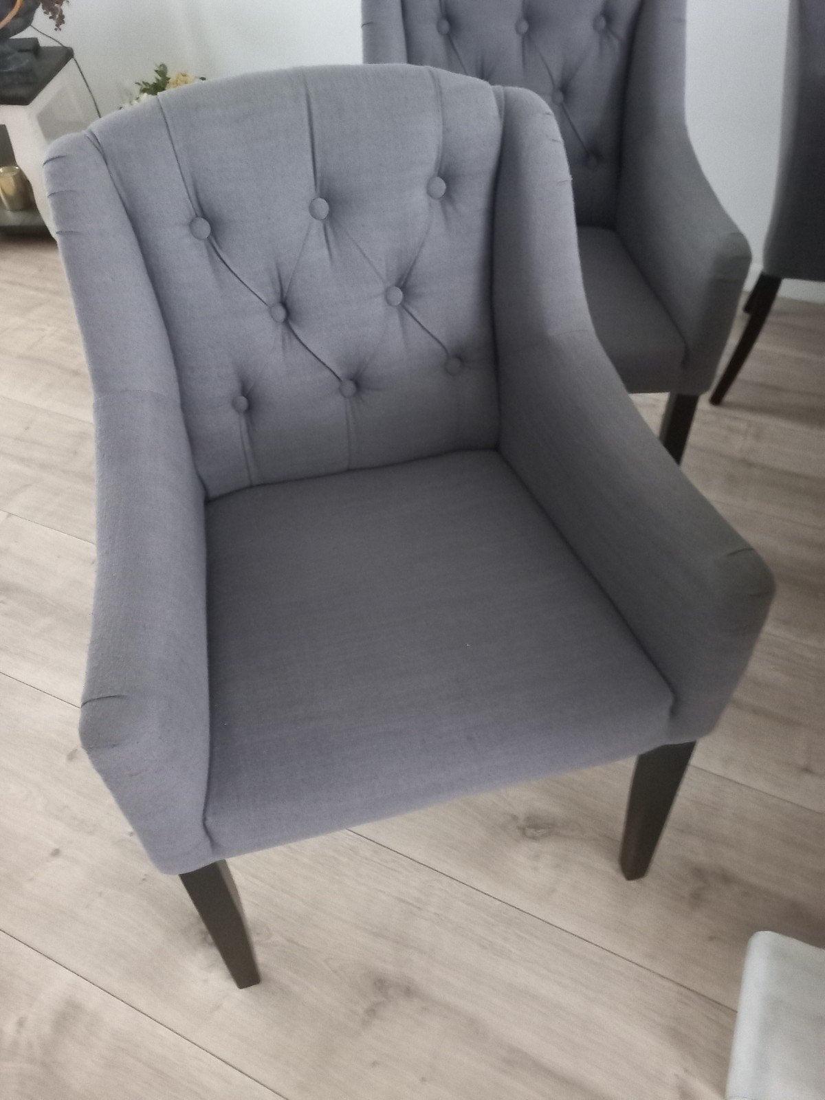 6 eetkamerstoelen zo goed als nieuw, Ophalen of Verzenden, Zo goed als nieuw, Vijf, Zes of meer stoelen, Stof