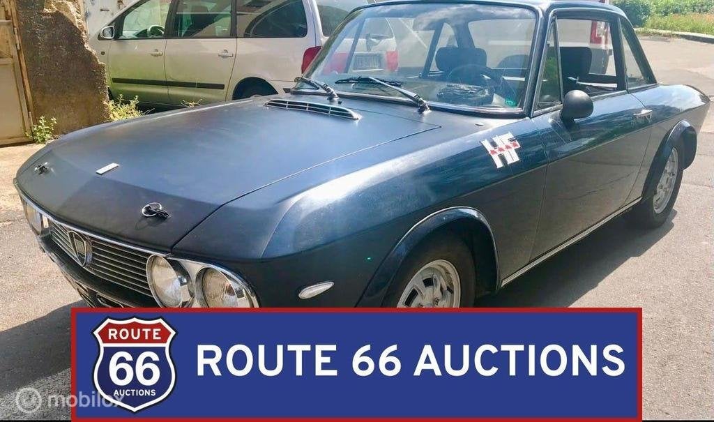 Lancia Fulvia Coupé 1.3 S | 1971 | Route 66 Auctions, Auto's, Overige carrosserieën, Zwart, Bedrijf, Handgeschakeld