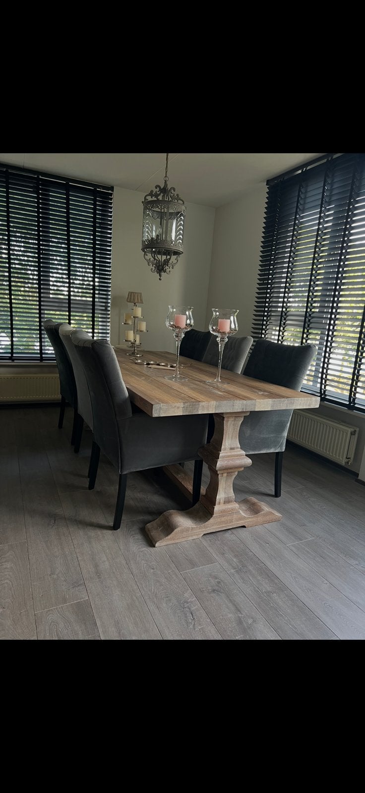 Kloostertafel van Fairwood eikenhout, Ophalen