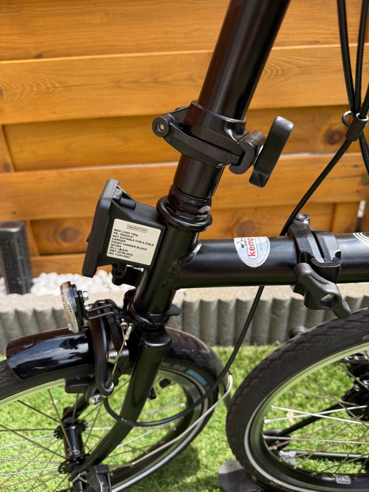 Foto 12 van Brompton C-Line H4R ref zwart, vouwfiets, als nieuw!