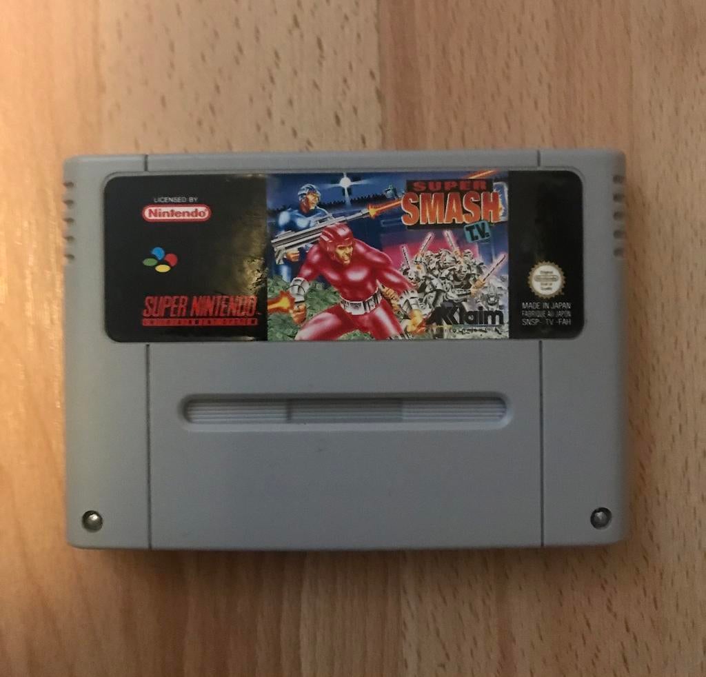 Super Smash T.V Super Nintendo (SNES), Shooter, 2 spelers, Eén computer, Ophalen of Verzenden
