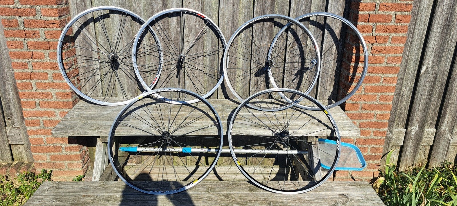 Diverse wielsets , mavic, bontrager, ultegra, Ophalen, Gebruikt, Overige merken