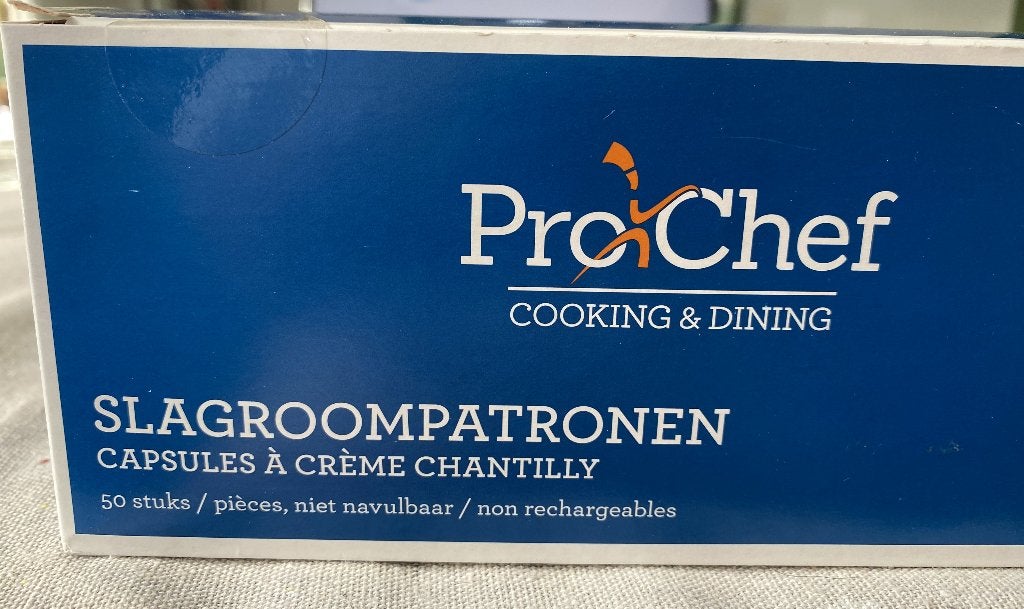 ProChef slagroompatronen, Huis en Inrichting, Keuken | Keukenbenodigdheden, Overige typen, Verzenden, Nieuw