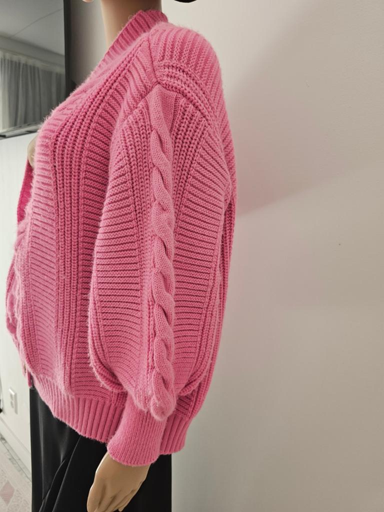 dik wintervest roze dik vest verwarmt goed maat 38-40, Ophalen of Verzenden