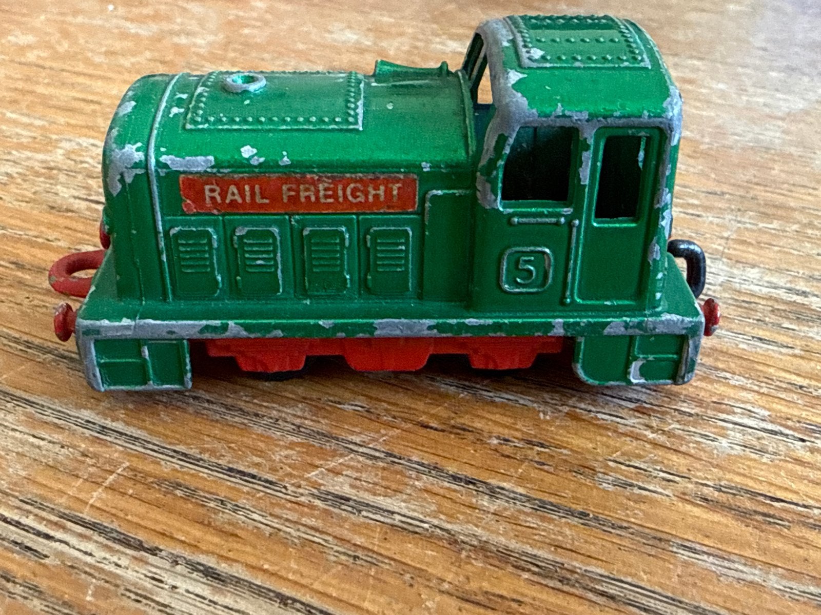 Matchbox Shunter Rail Freight Locomotief - Groen, Ophalen of Verzenden, Gebruikt