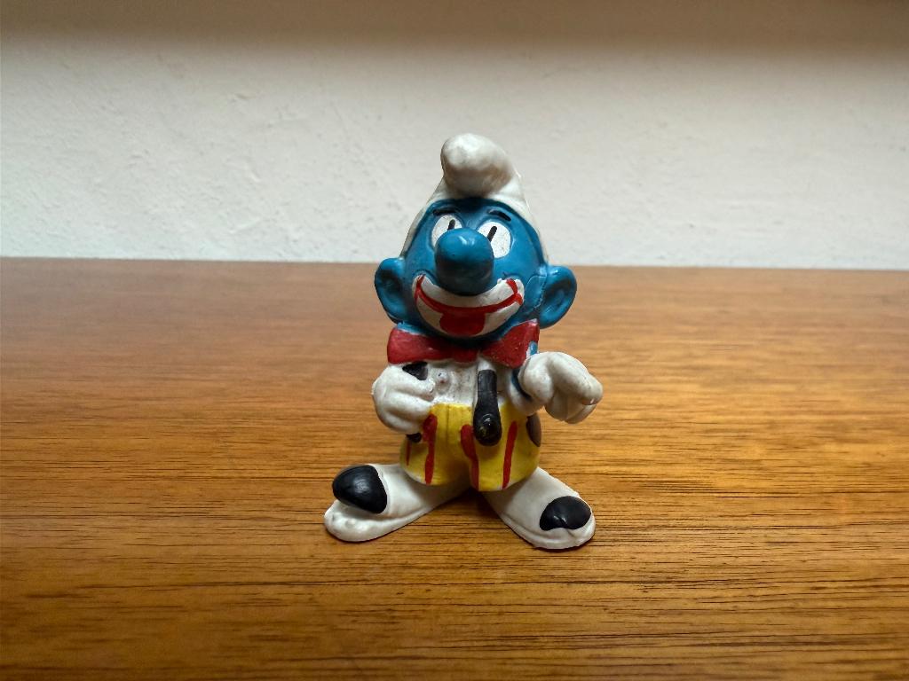 Clown Smurf, Verzamelen, Smurfen, Gebruikt, Poppetje, Figuurtje of Knuffel, Overige Smurfen, Ophalen of Verzenden