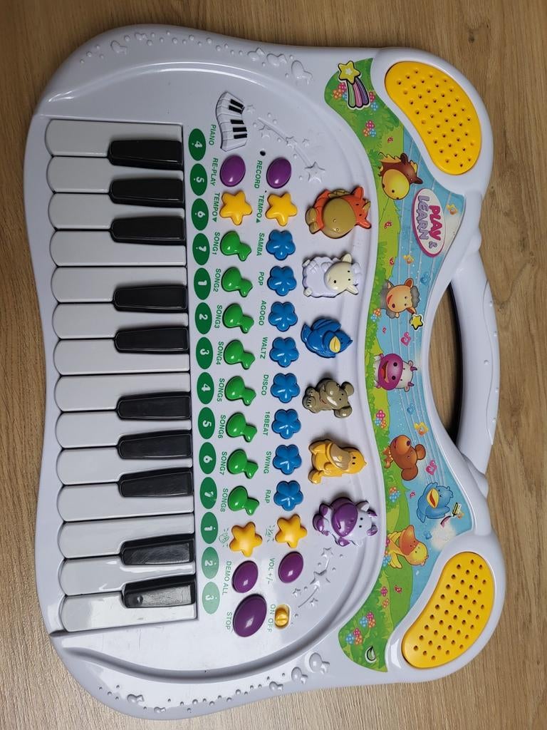Kinderpiano met dierengeluiden, Ophalen