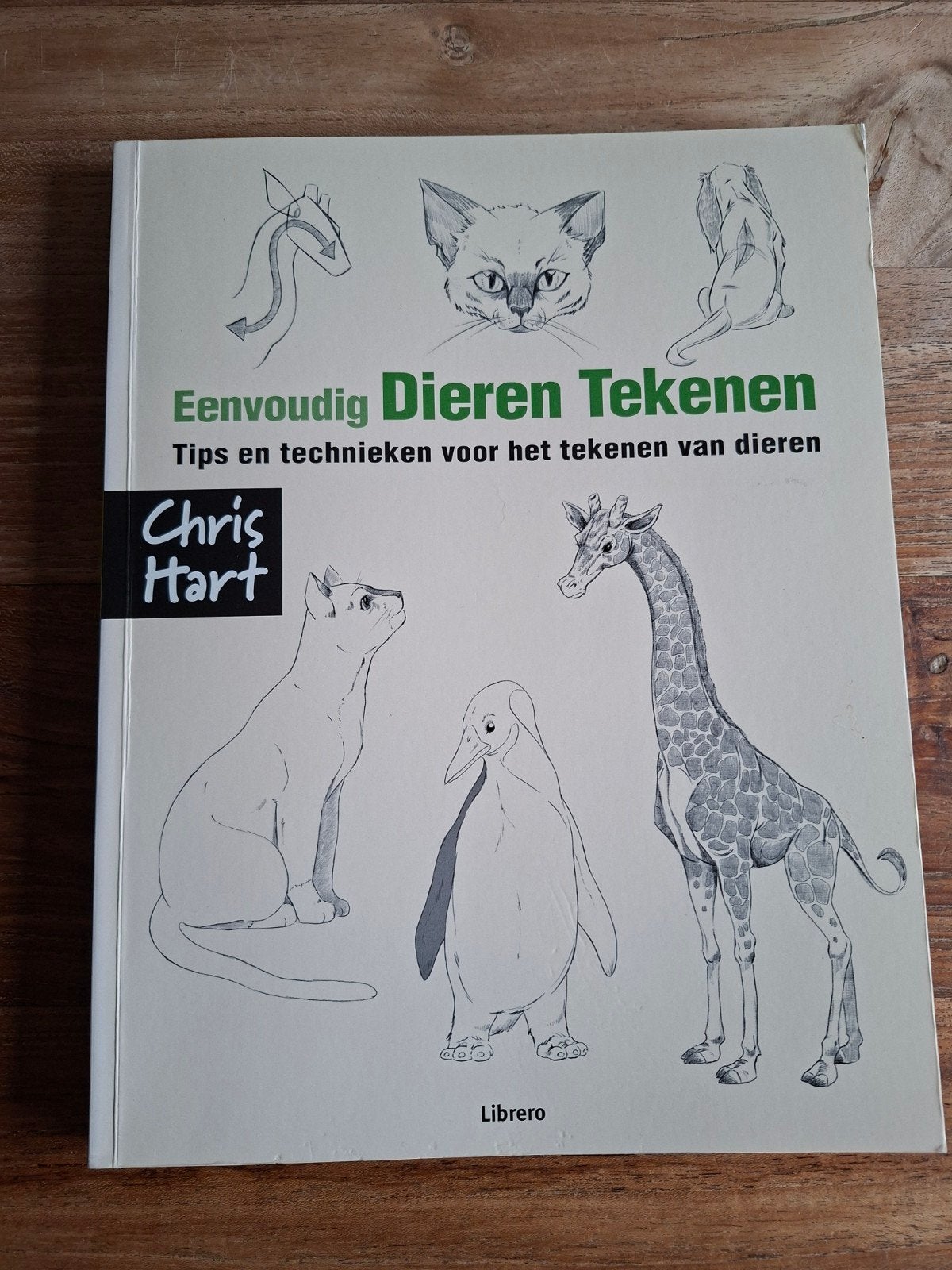Eenvoudig Dieren Tekenen - Chris Hart, Ophalen of Verzenden, Zo goed als nieuw, Chris Hart, Tekenen en Schilderen