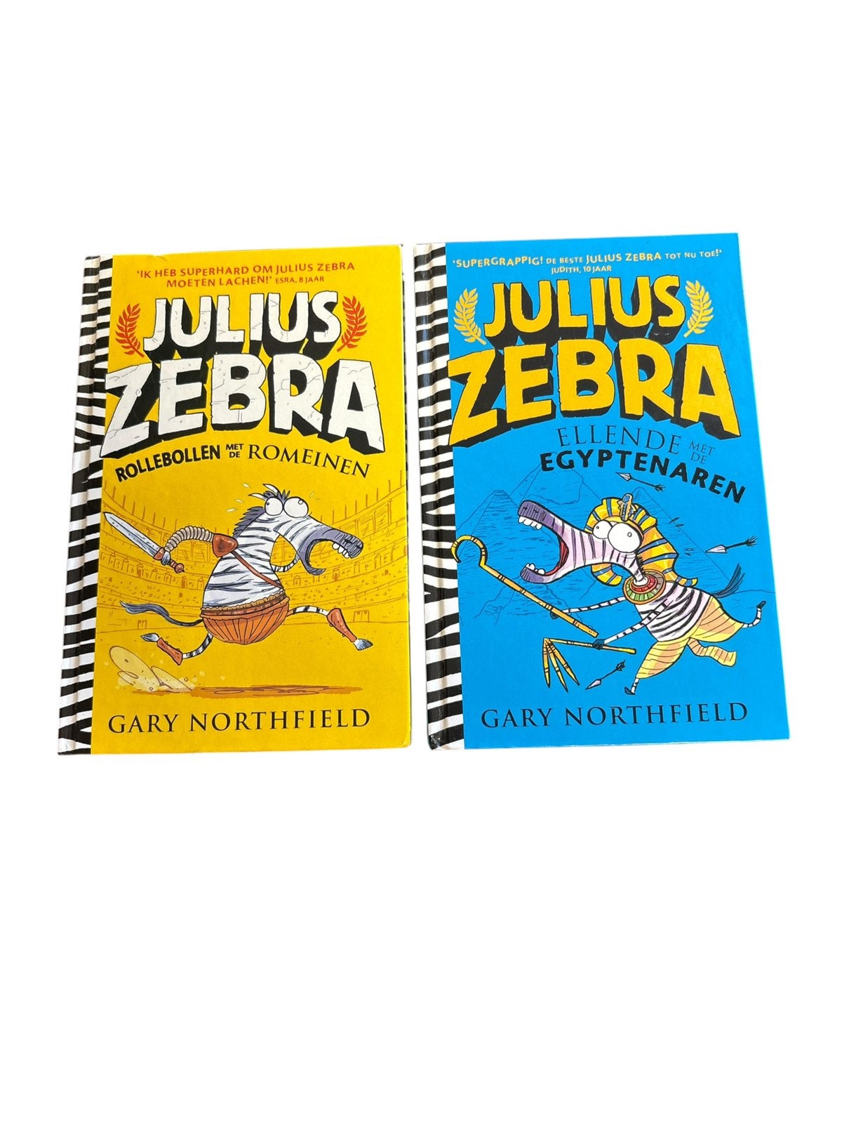 Julius Zebra boeken – set van 2, Ophalen of Verzenden, Gelezen, Fictie