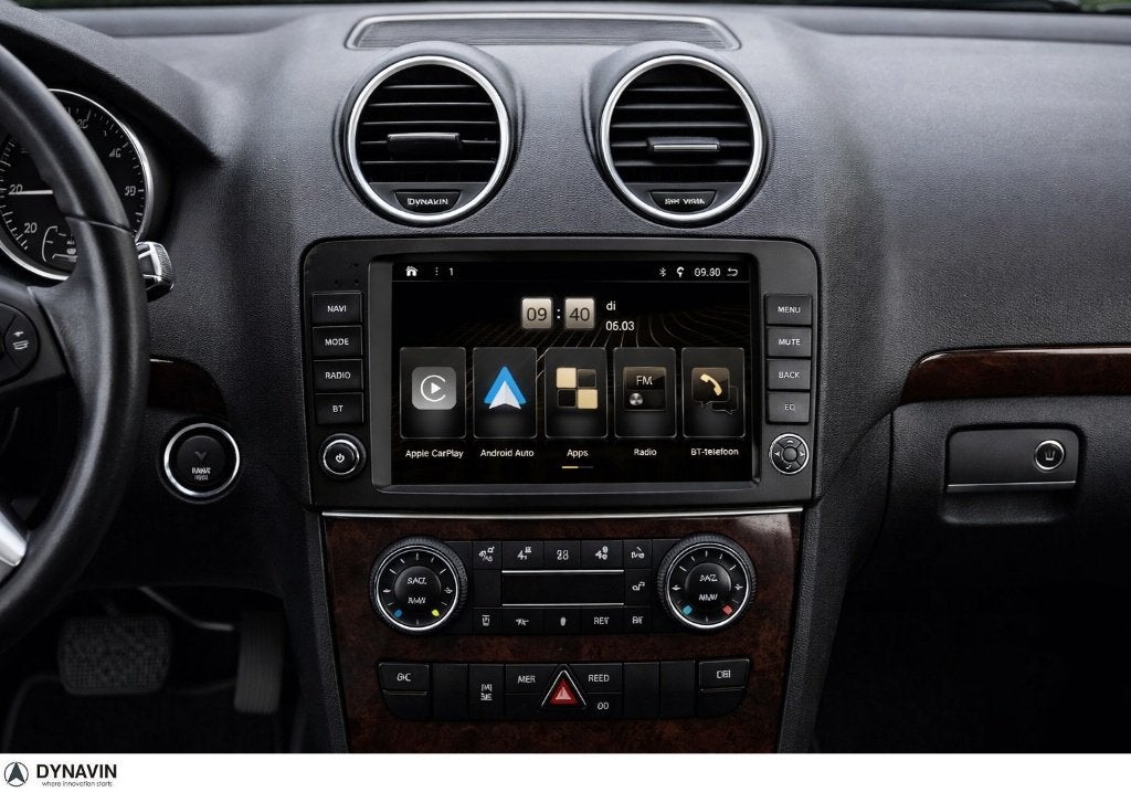 radio navigatie mercedes ML carkit android 15 carplay most, Ophalen of Verzenden, Dynavin, VERKOOP@INBOUWNAVIGATIE.COM, Oberonweg 262 3208pg