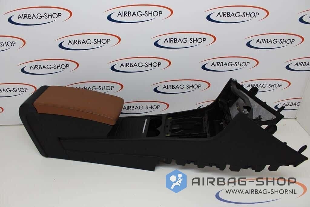 Volkswagen Passat CC Middenconsole armsteun bruin leer, Gebruikt, -, Volkswagen, -