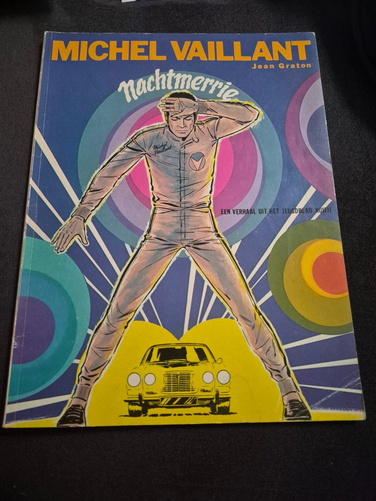 Michel Vaillant - Nachtmerrie (1e druk 1973, nr 24), Boeken, Eén stripboek, Ophalen of Verzenden, Zo goed als nieuw