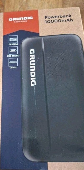 Grundig Powerbanks: 10000mAh, Ophalen of Verzenden, Nieuw, Grundig