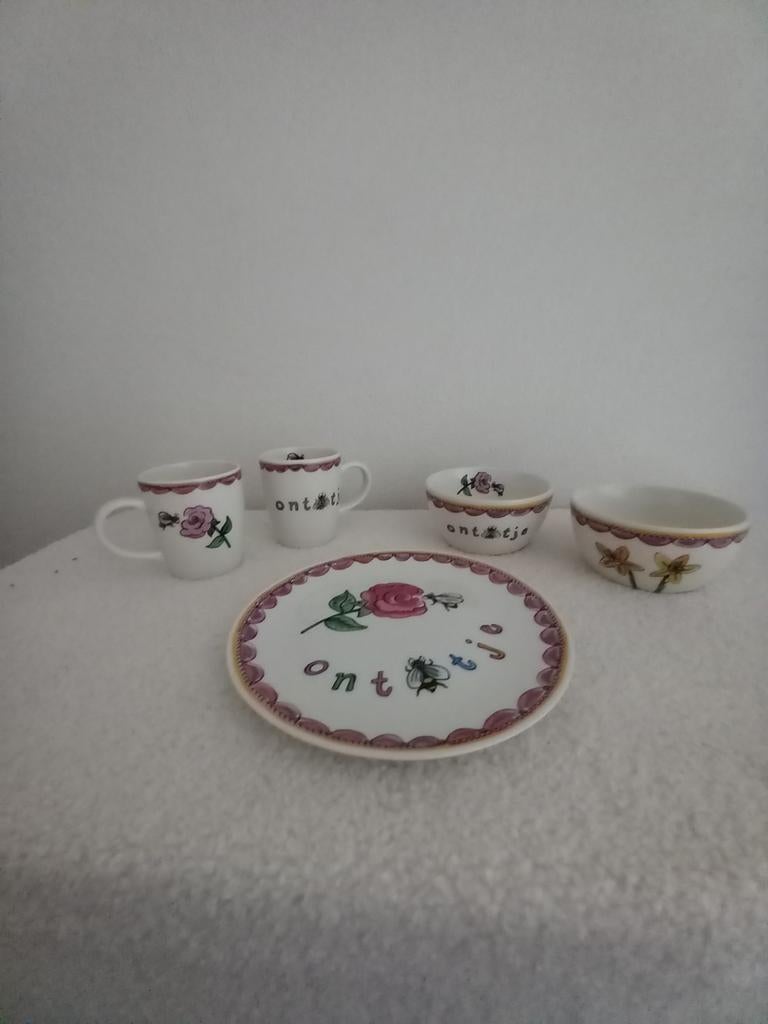 Douwe Egberts bordjes, schaaltjes en mokjes, Ophalen, Aardewerk, Overige stijlen, Kop(pen) en/of Schotel(s)